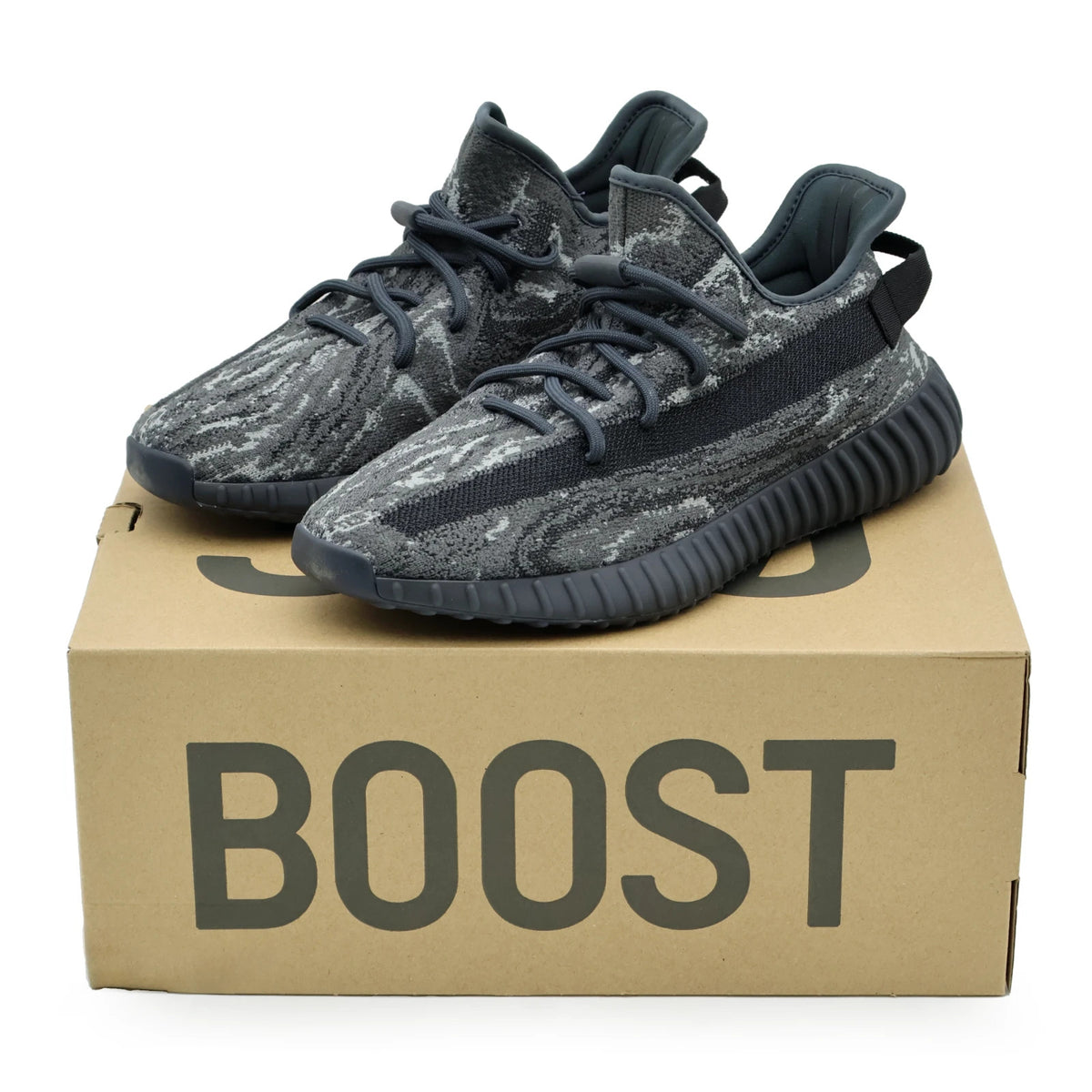 ID4811 adidas Yeezy Boost 350 V2 MX Dark Salt Grey Black Marble (Men's)