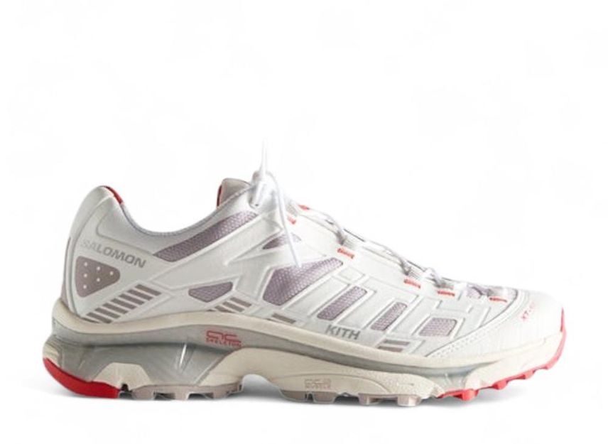 L47771800 KITH Salomon XT-4K Bright White Ashes of Roses Fiery Red (Men's)
