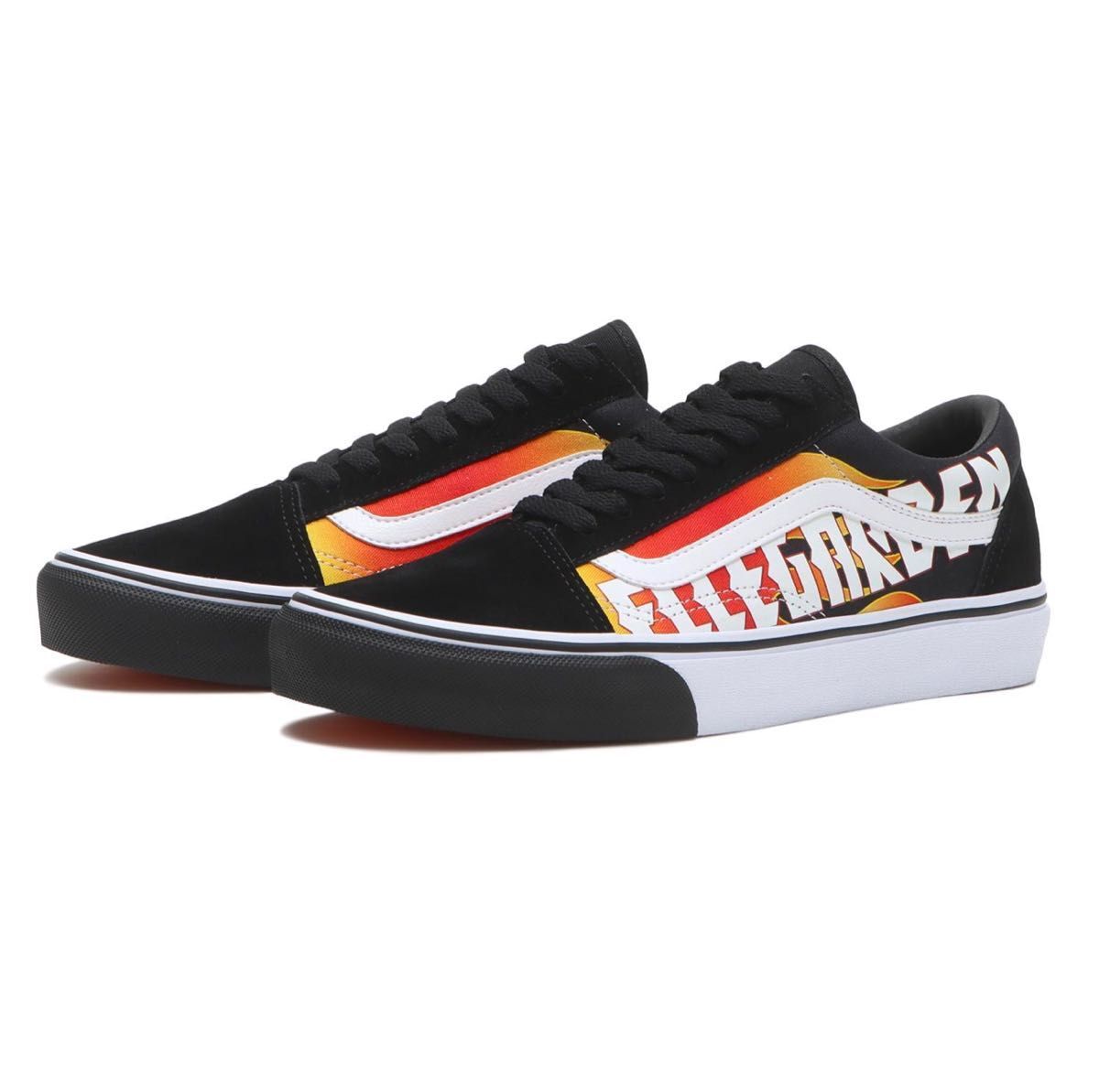 687687-0001 ELLEGARDEN Ã Vans Old Skool Black Flame (V36CF ELLE) (Men's)