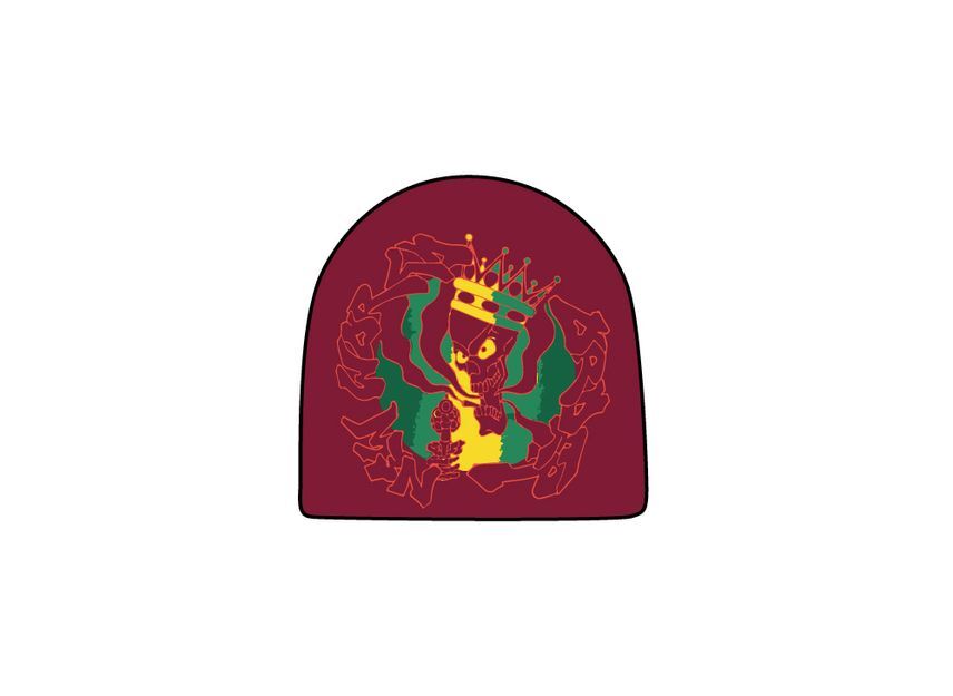 Supreme New World Order Beanie Cardinal