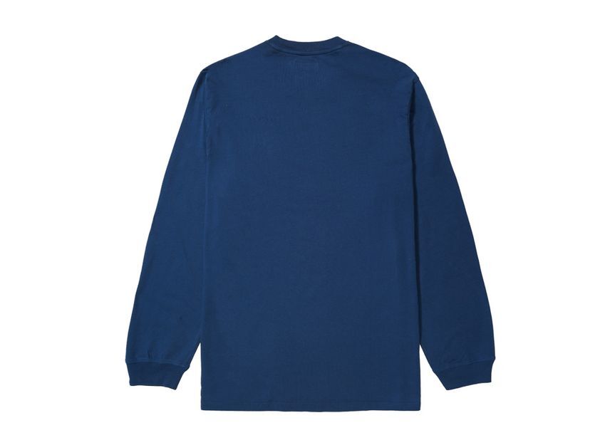 Supreme Small Box L/S Tee Navy (25SS)