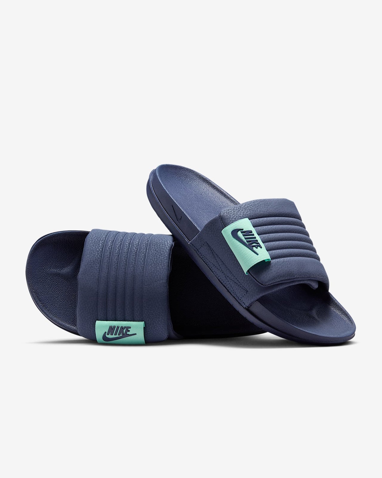 DQ9624-401 Nike Offcourt Adjust Midnight Navy Mint Foam Midnight Navy (Men's)