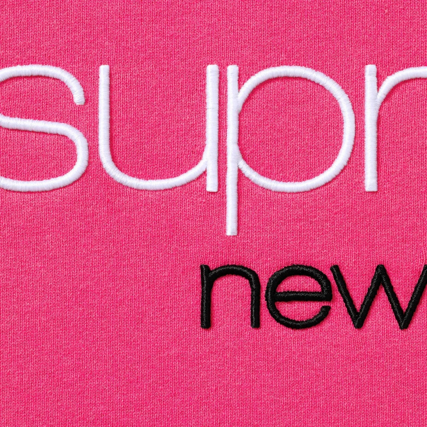 Supreme Classic Logo Hooded Sweatshirt Bright Fuchsia