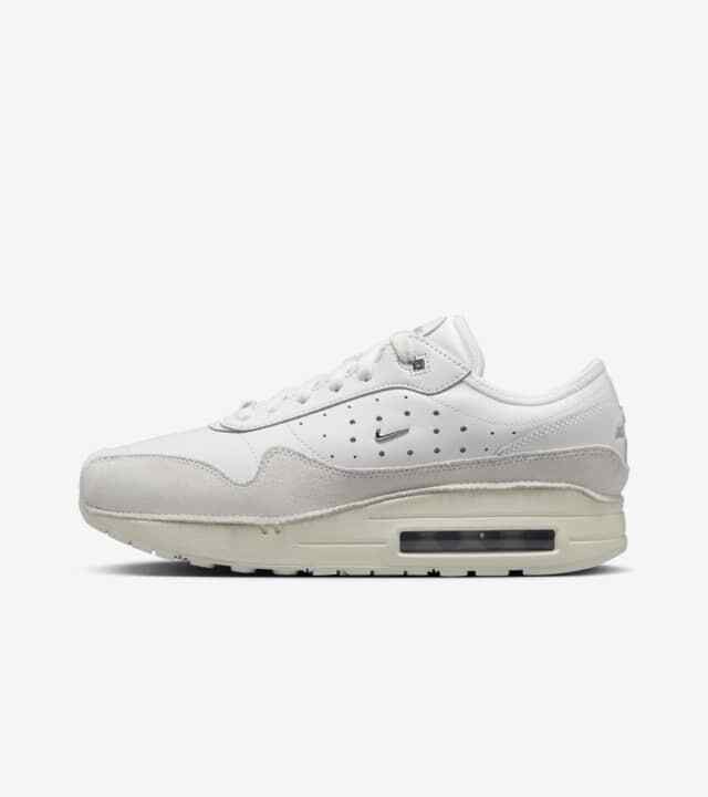 HM6690-100 Jacquemus Nike Air Max 1 SP Sail and Summit White (Women's)