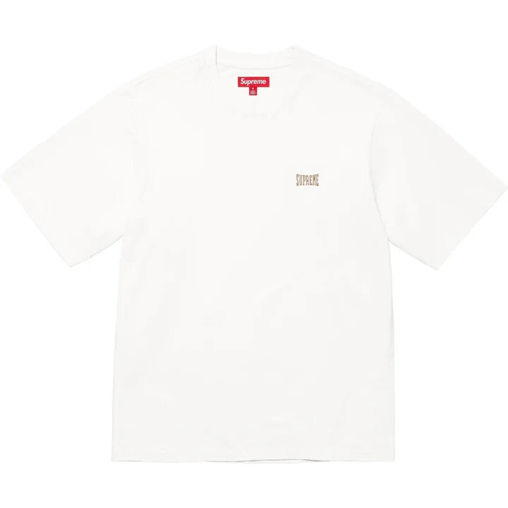 Supreme Warm Up Washed S/S Top White