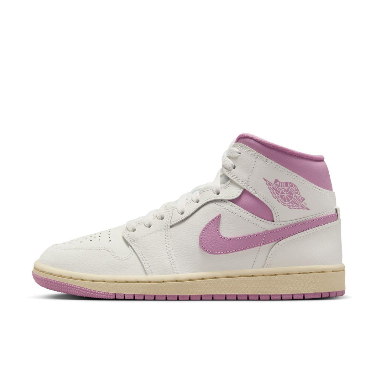 BQ6472-162 Nike Air Jordan 1 Mid Strawberries Cream (Women's)