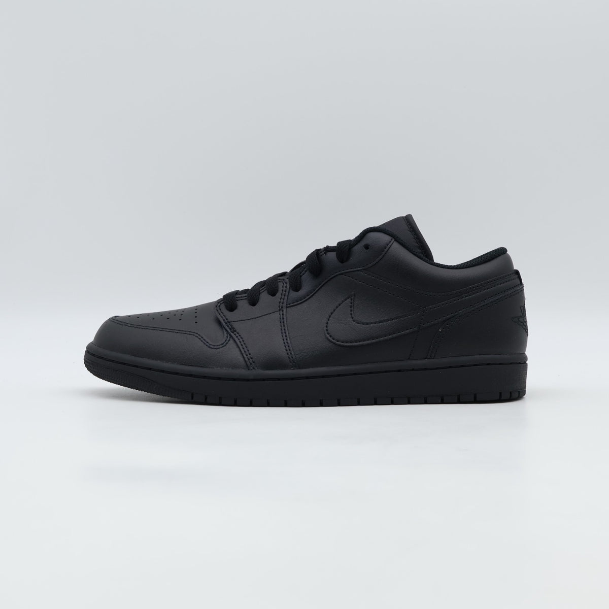 553558-093 Nike Air Jordan 1 Low Triple Black (Men's)