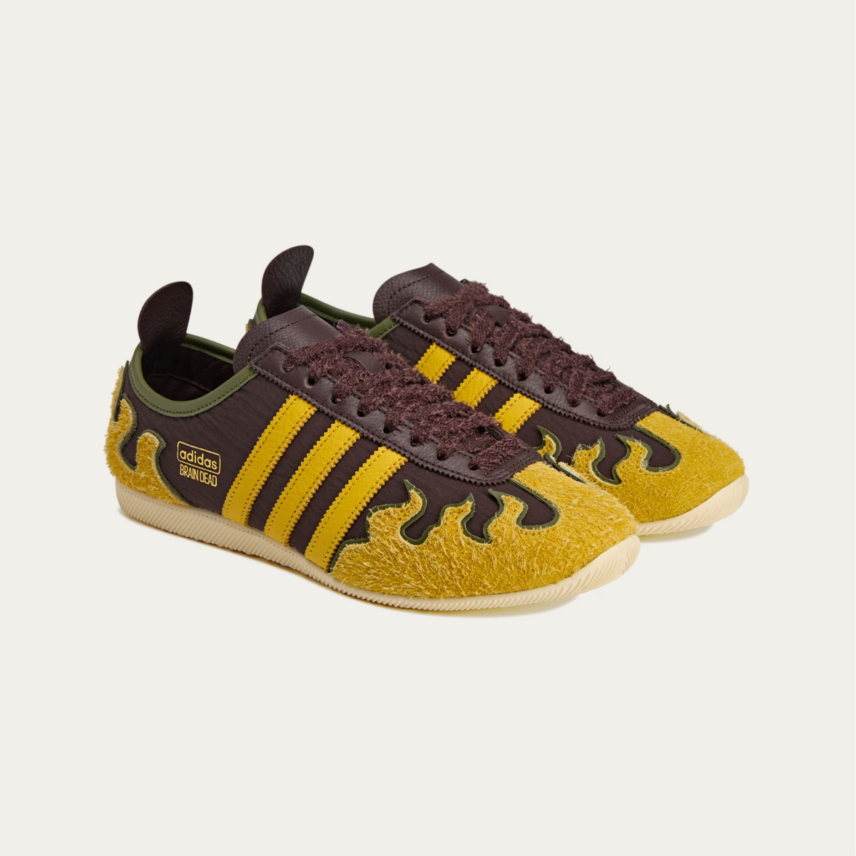 JQ6789 Brain Dead à adidas Originals Japan Lo Shadow Brown Hazy Yellow (Men's)