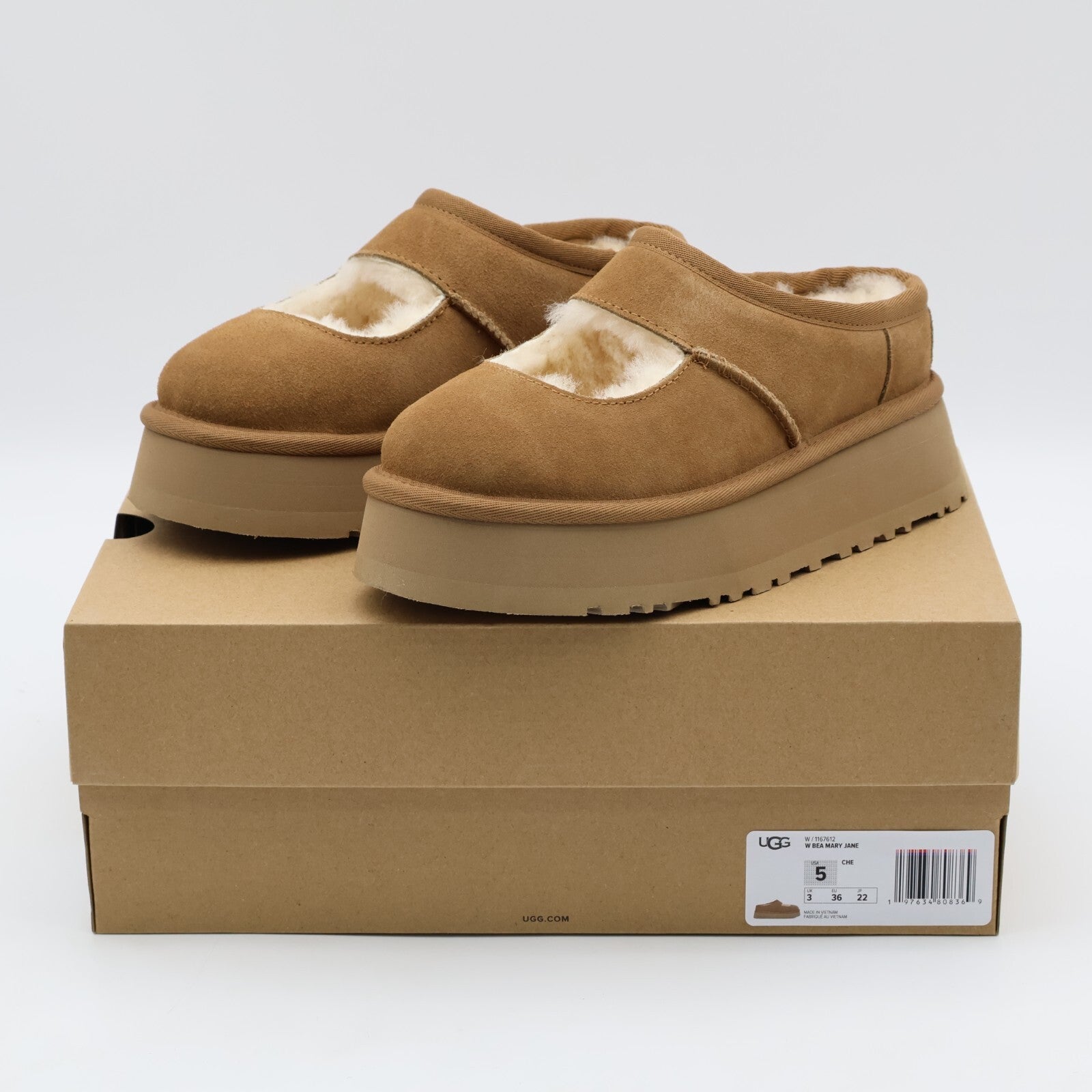 1167612-CHE UGG BEA MARY JANE CHESTNUT (Women's)
