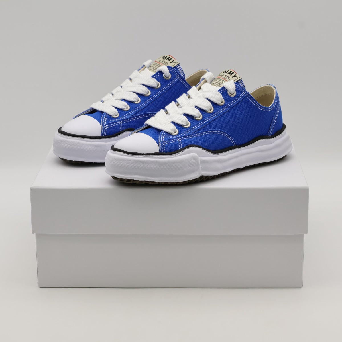 A01FW702-cl.blue Maison MIHARA YASUHIRO PETERSON Original Sole Canvas Low (Men's