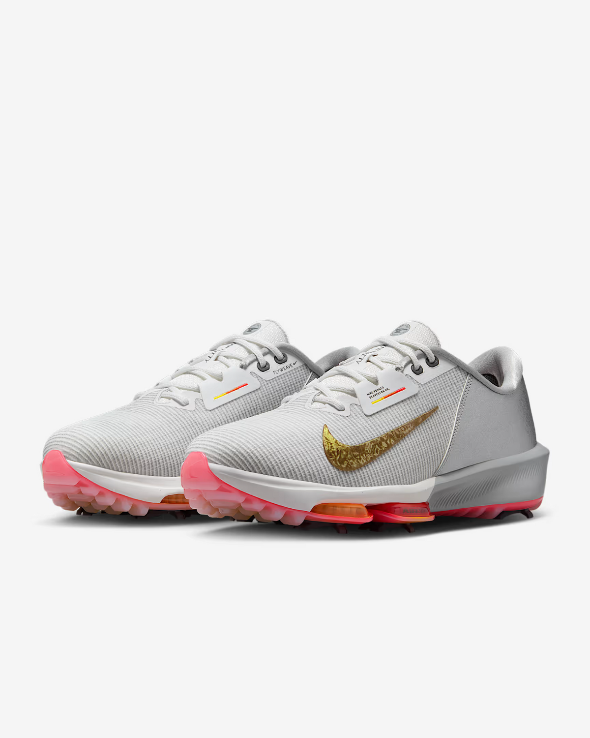 HV4159-100 Nike Infinity Tour 2 Summit White Metallic Silver Iron Grey (Men's)