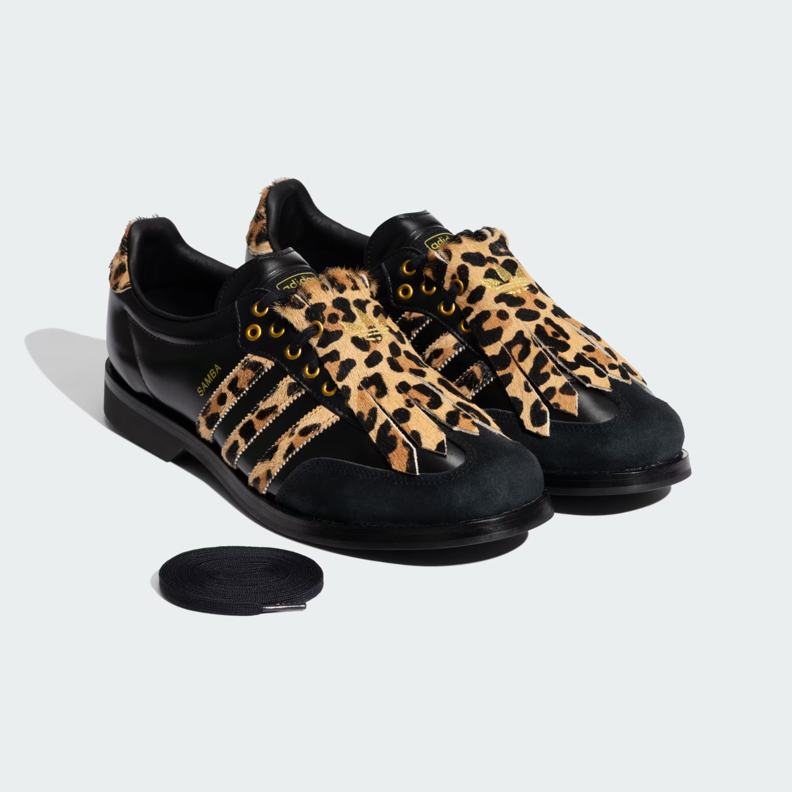 KK2824 adidas Samba Bowling Core Black Supplier Colour Gold Metallic (Men's)