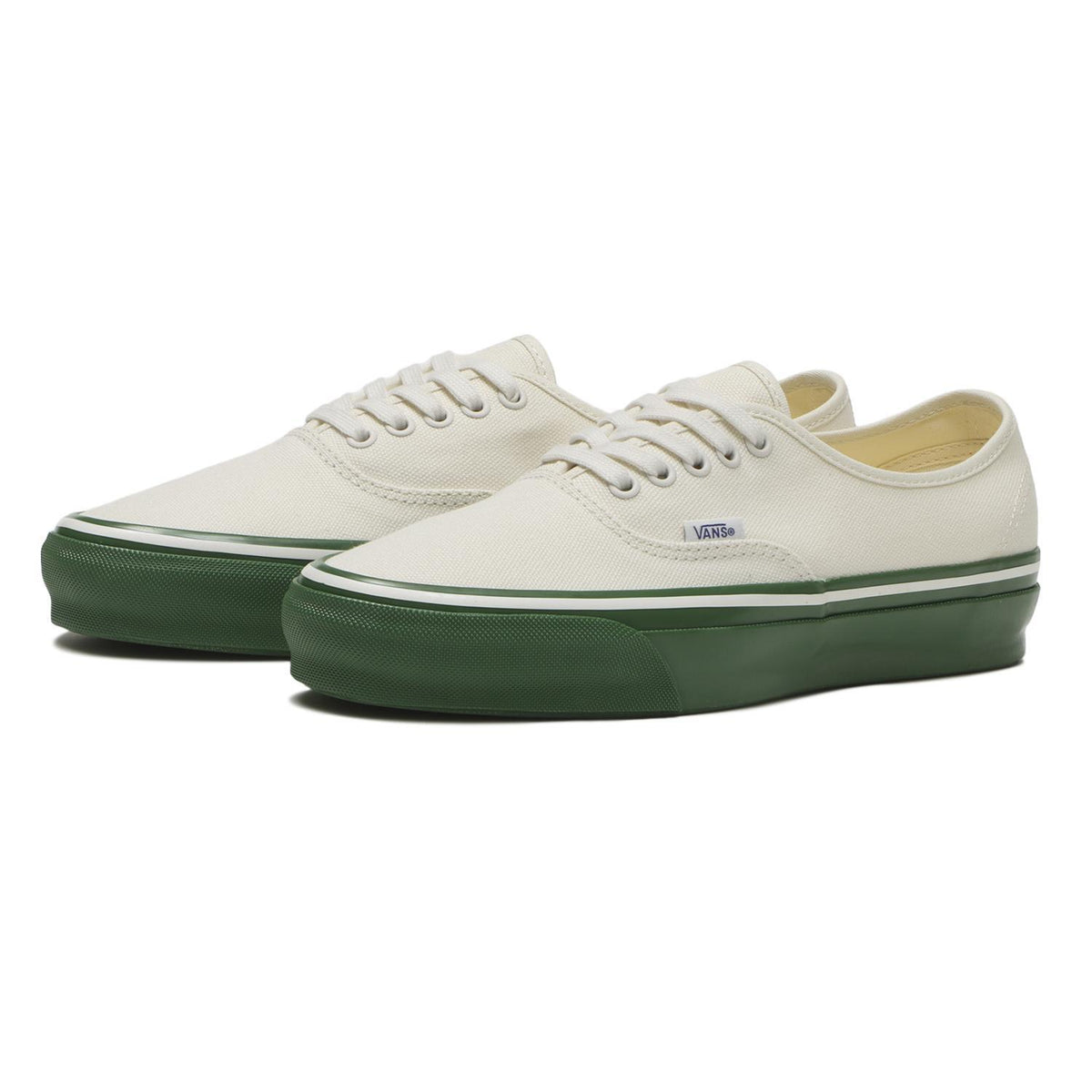 VN000EBNWGR Vans Premium Authentic White Green (Men's)