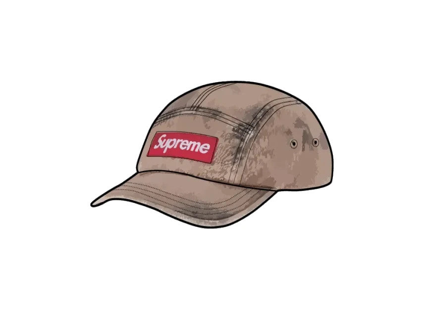 Supreme Overdyed Camp Cap "Tan"
