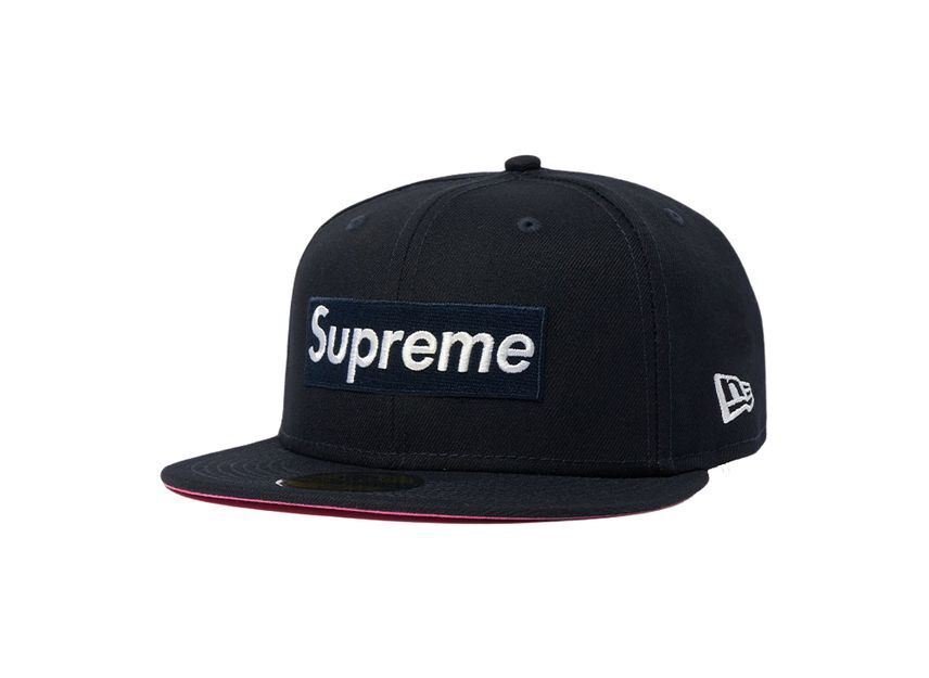 Supreme No Comp Box Logo New Era Navy