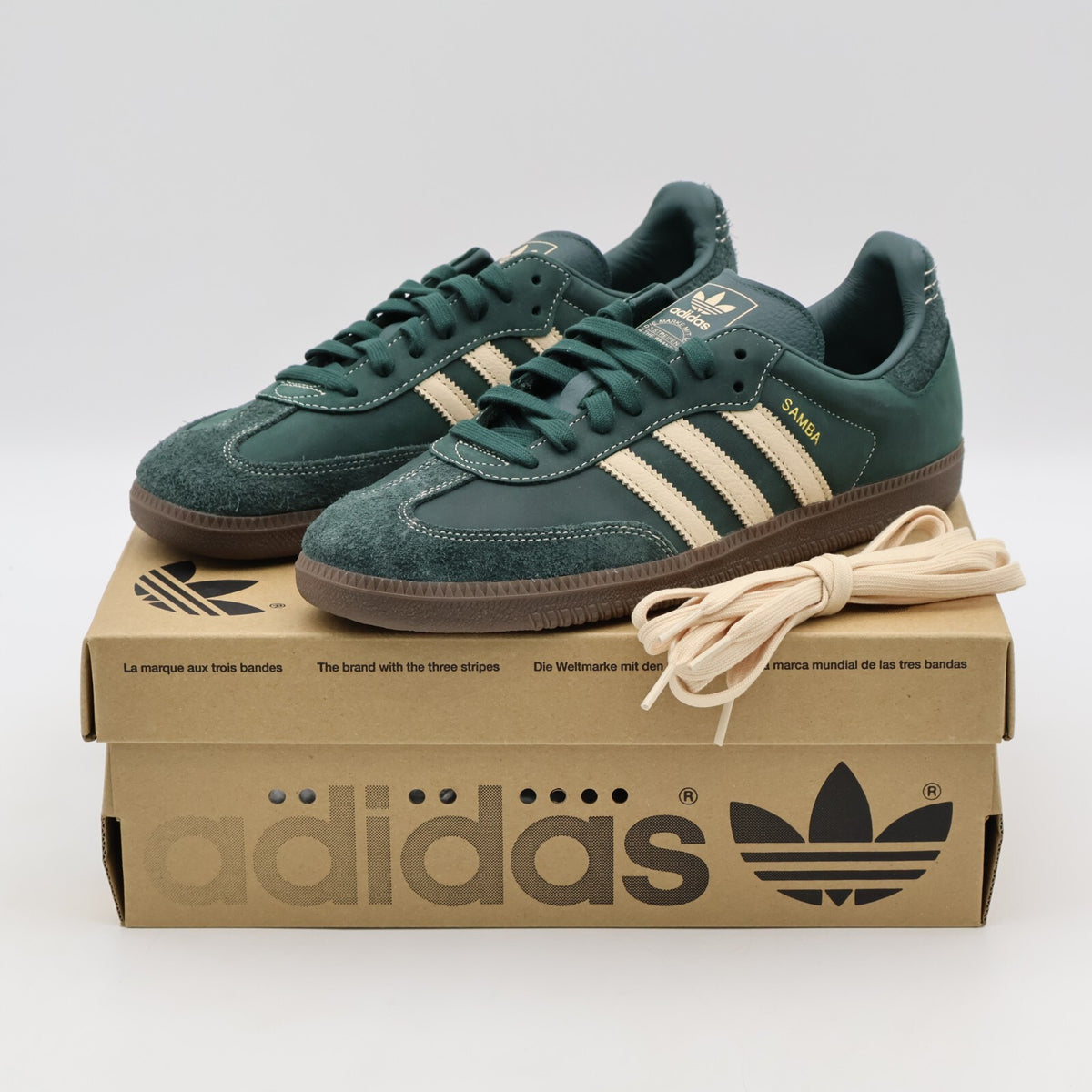 IG1986 adidas Originals Samba OG Mineral Green Crystal Sand Shadow (Women's)