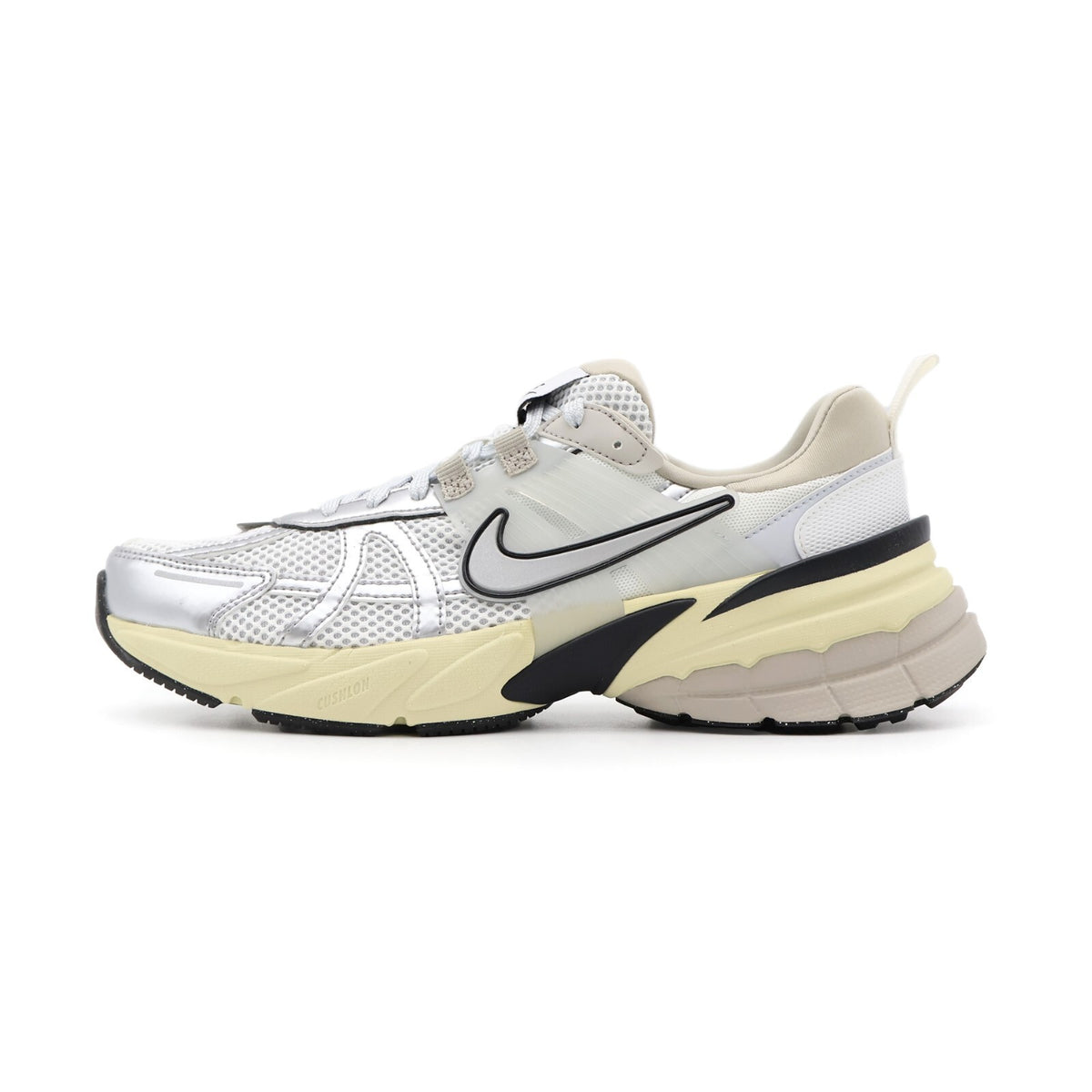 FD0736-100 Nike V2K Run Summit White Metallic Silver Beige Ivory (Women's)