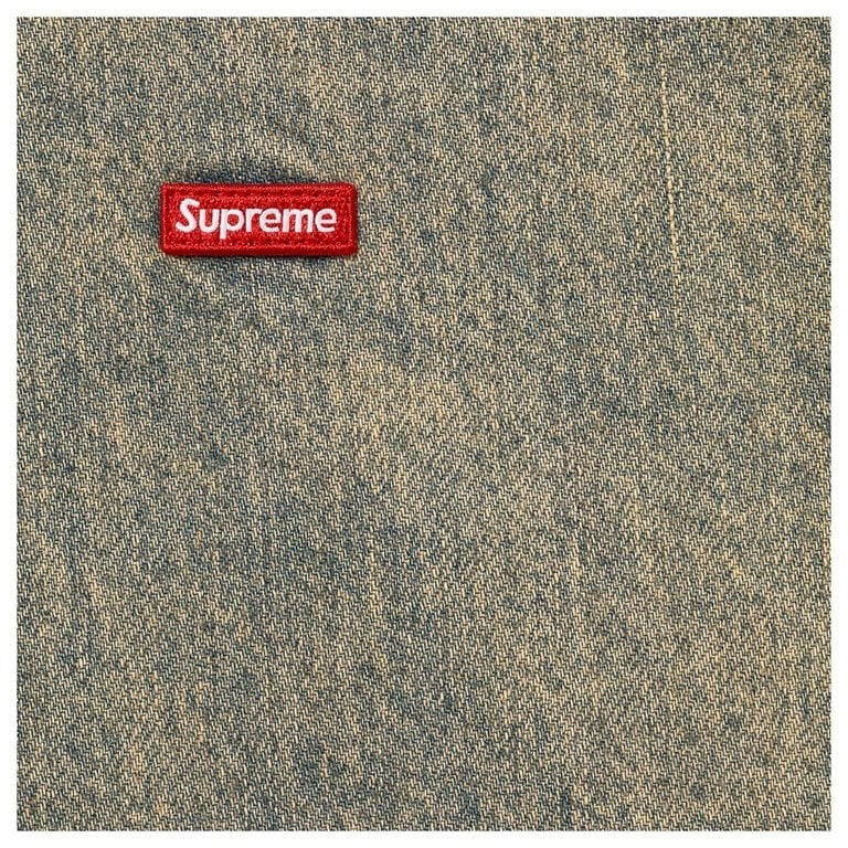 Supreme Small Box Denim Shirt Dirty Indigo