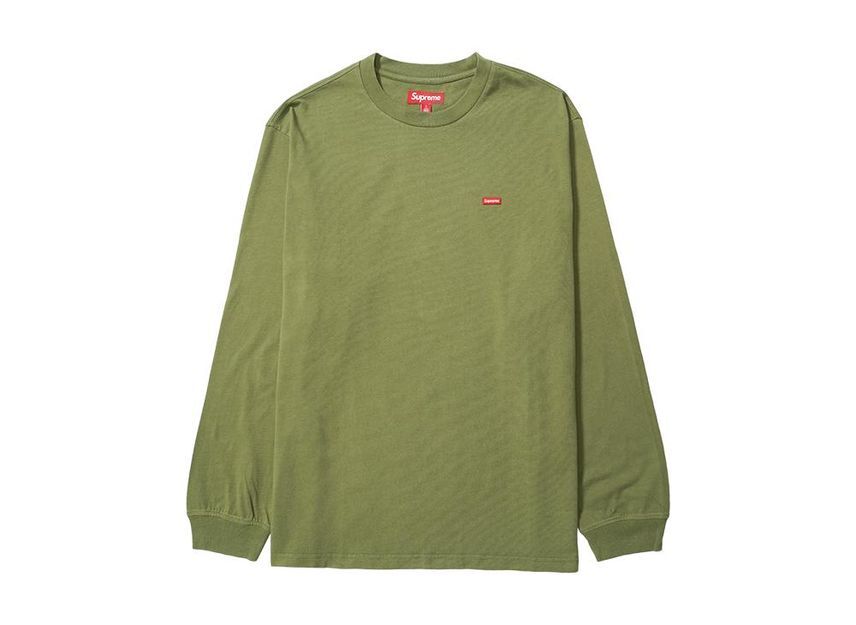 Supreme Small Box L/S Tee Olive (25SS)