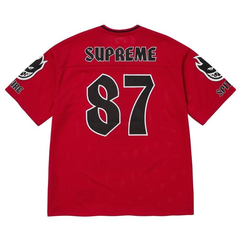 Supreme x Spitfire Football Jersey Red