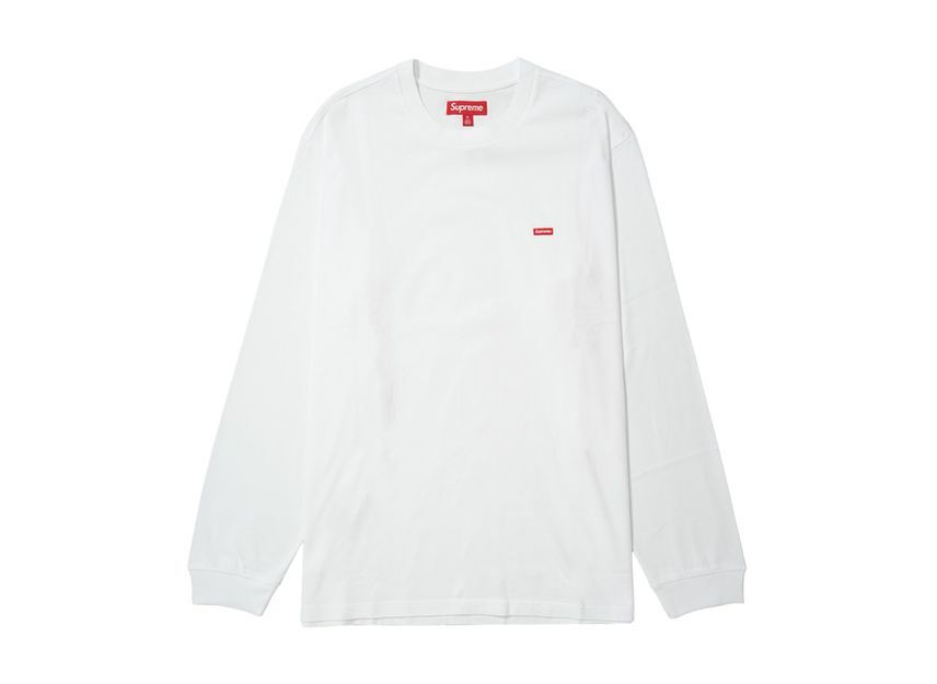 Supreme Small Box L/S Tee White (25SS)