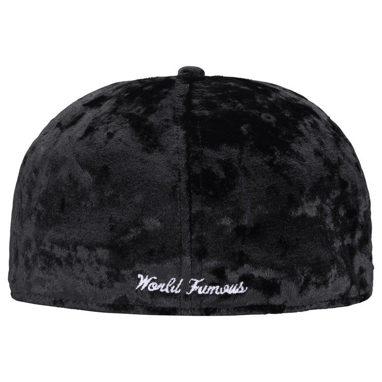 Supreme Crushed Velvet Box Logo New Era Black