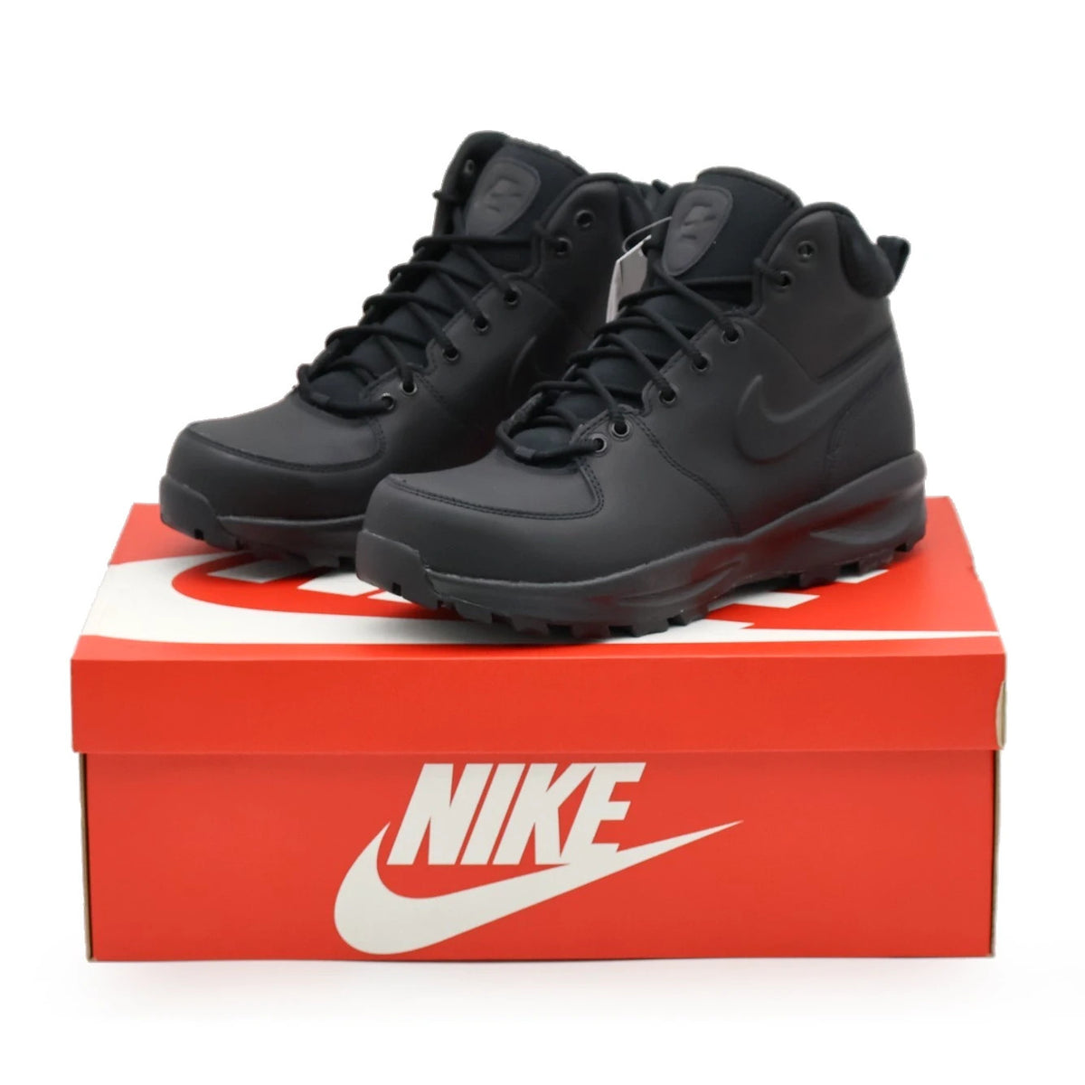 HF7095-001 Nike Manoa Leather Black Black (Men's)