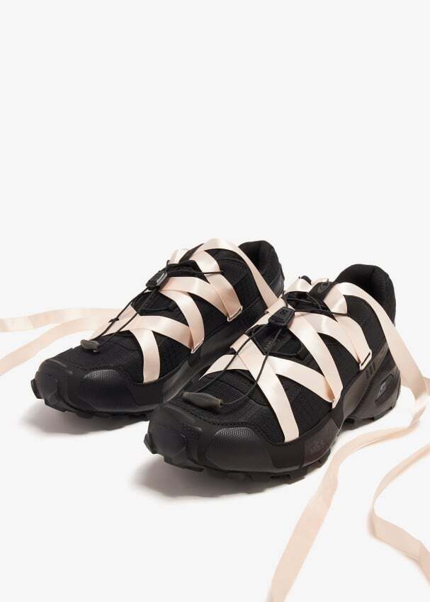L47619500 Sandy Liang Salomon Speedcross 3 Ribbon Black Cloud Pink (Women's)