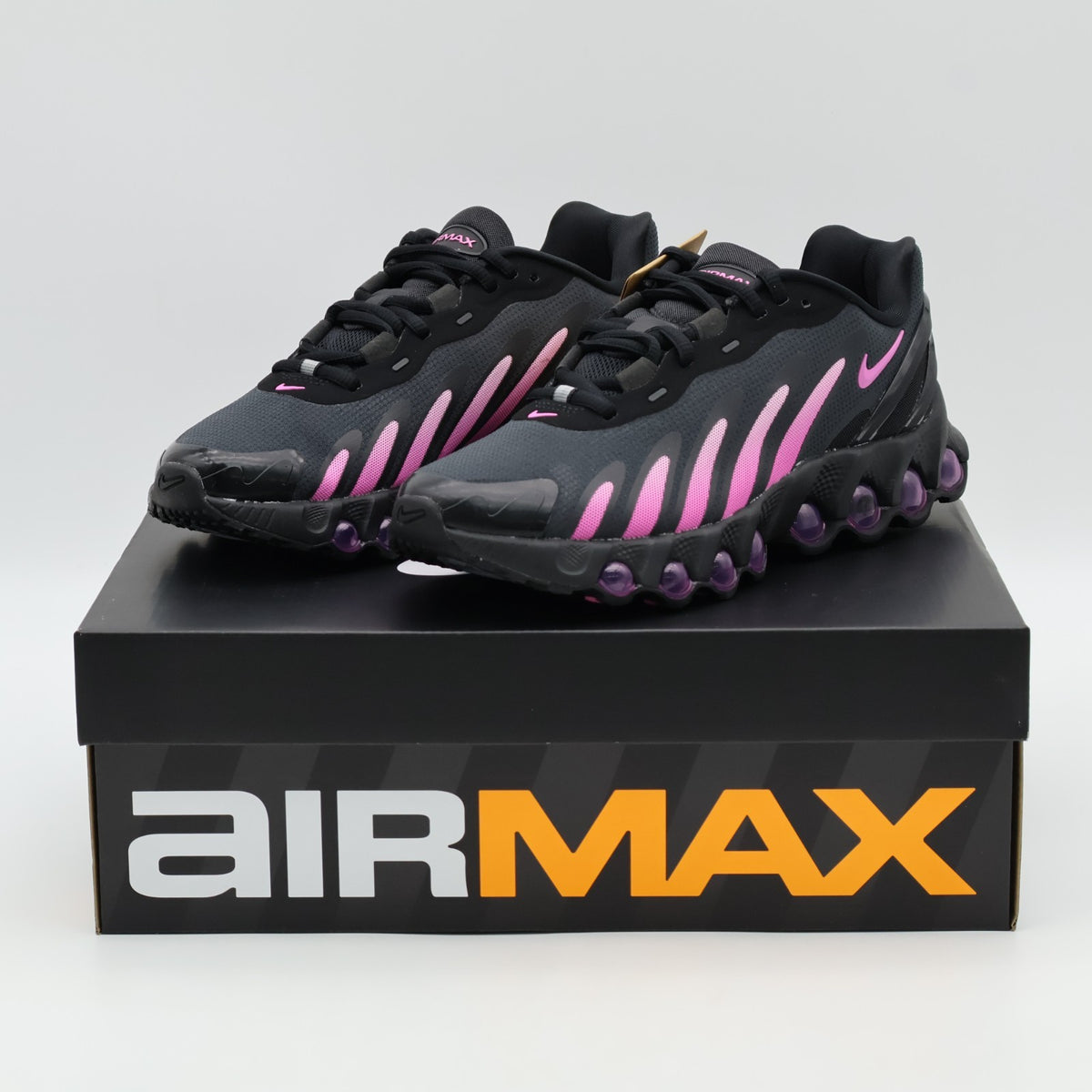 IH4483-001 Nike Air Max Dn 8 Shoes Black Pink Foam Playful Pink (Women's)