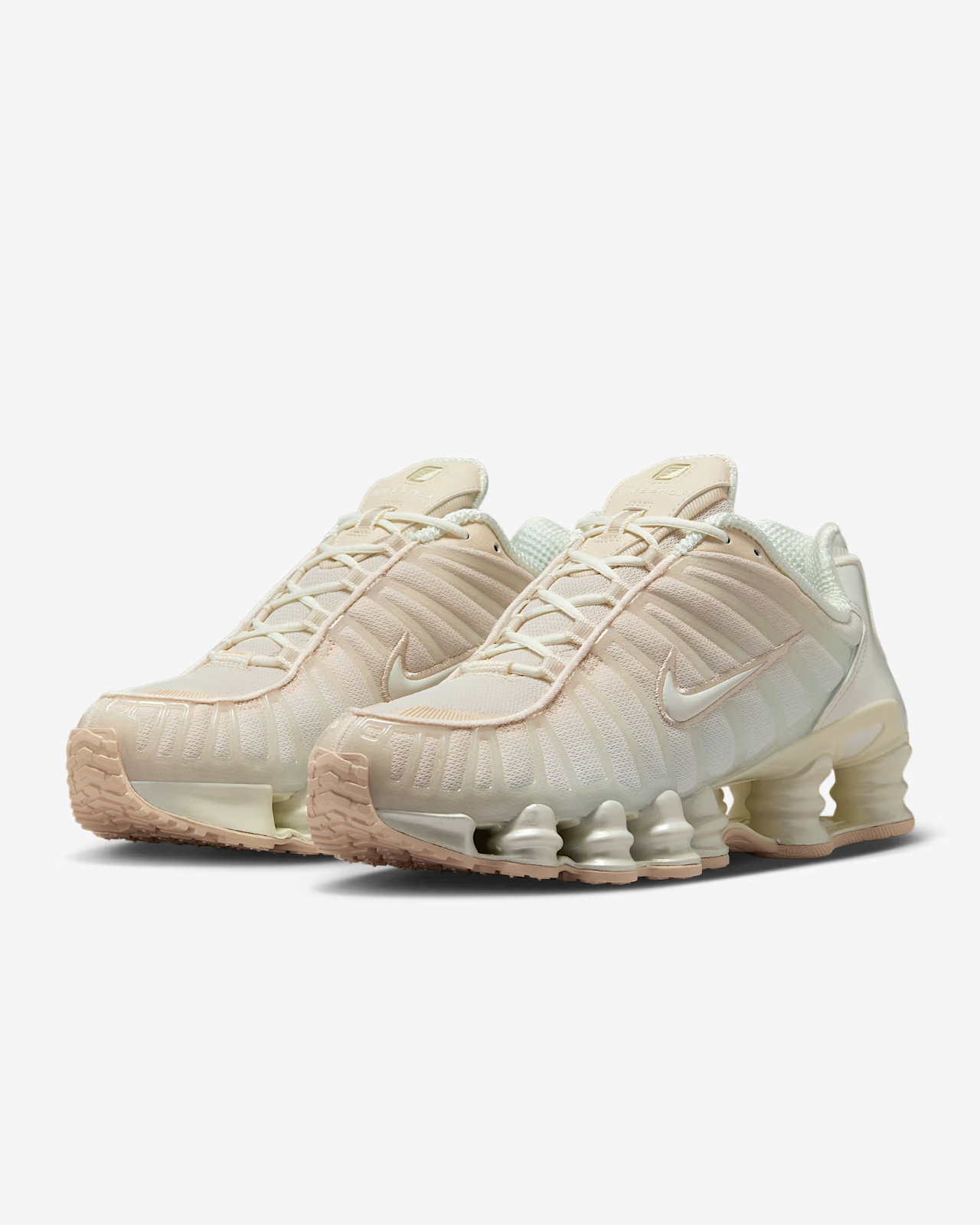 IH5075-219 Nike Shox TL Pearl White Particle Pink Soft Pearl (Women's)