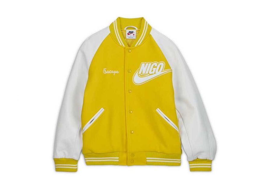 FV5670-735 NIGO Nike NRG Varsity Jacket Yellow (NIGO)
