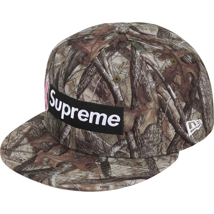 Supreme Breast Cancer Awareness Box Logo New Era TrueTimber HTC Fall Camo