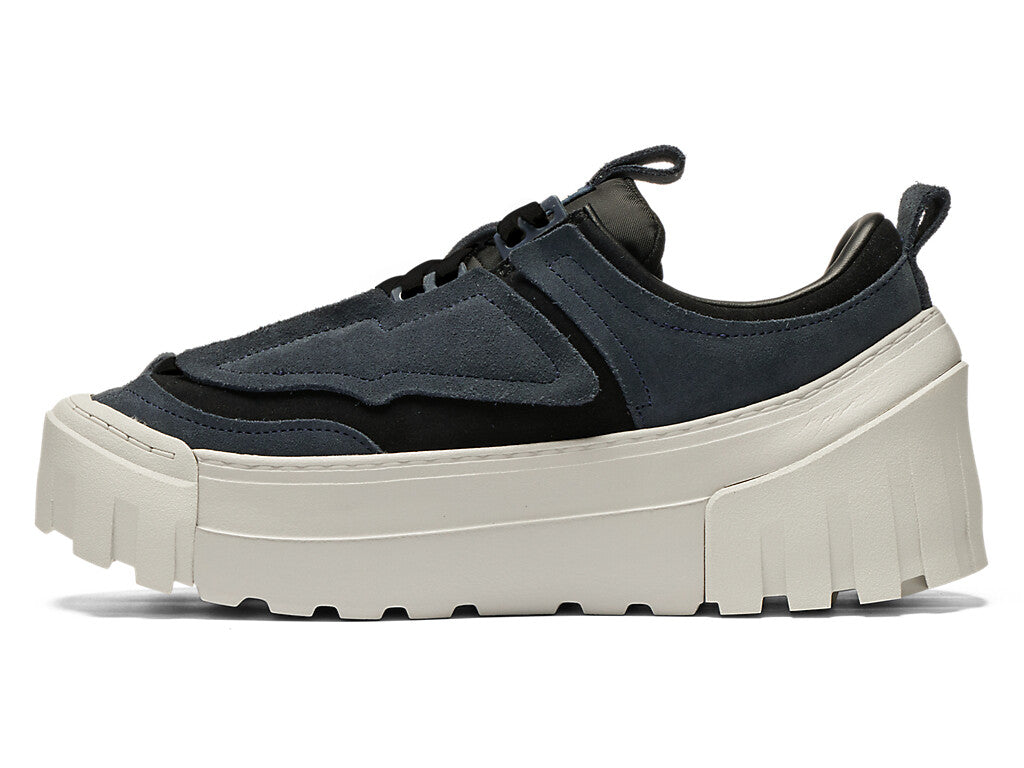 1183C399-400 Onitsuka Tiger Chunky Runner Lo Iron Navy Black (Men's)