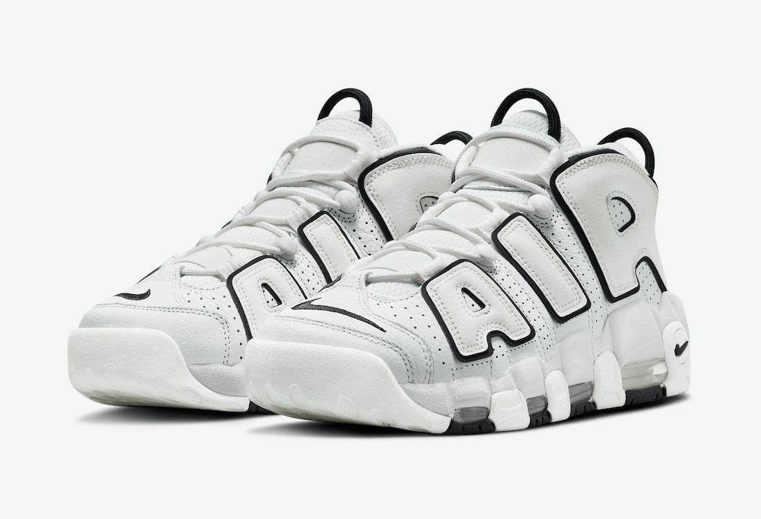 DO6718-100 Nike Air More Uptempo "White/Black" (Women's)