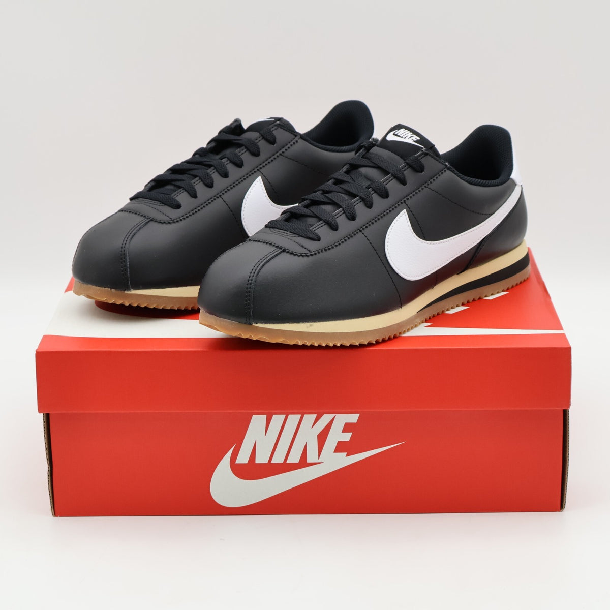 DM4044-002 Nike Cortez Black Gum Medium Brown Sesame White (Men's)