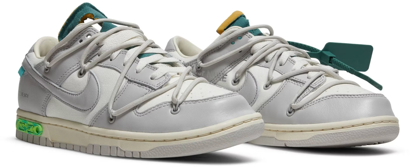 DM1602-117 Off-White à Nike Dunk Low 1 of 50 "Lot.42" (Men's)
