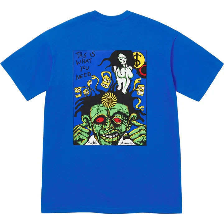 Supreme Fuckin Blowout Tee Royal