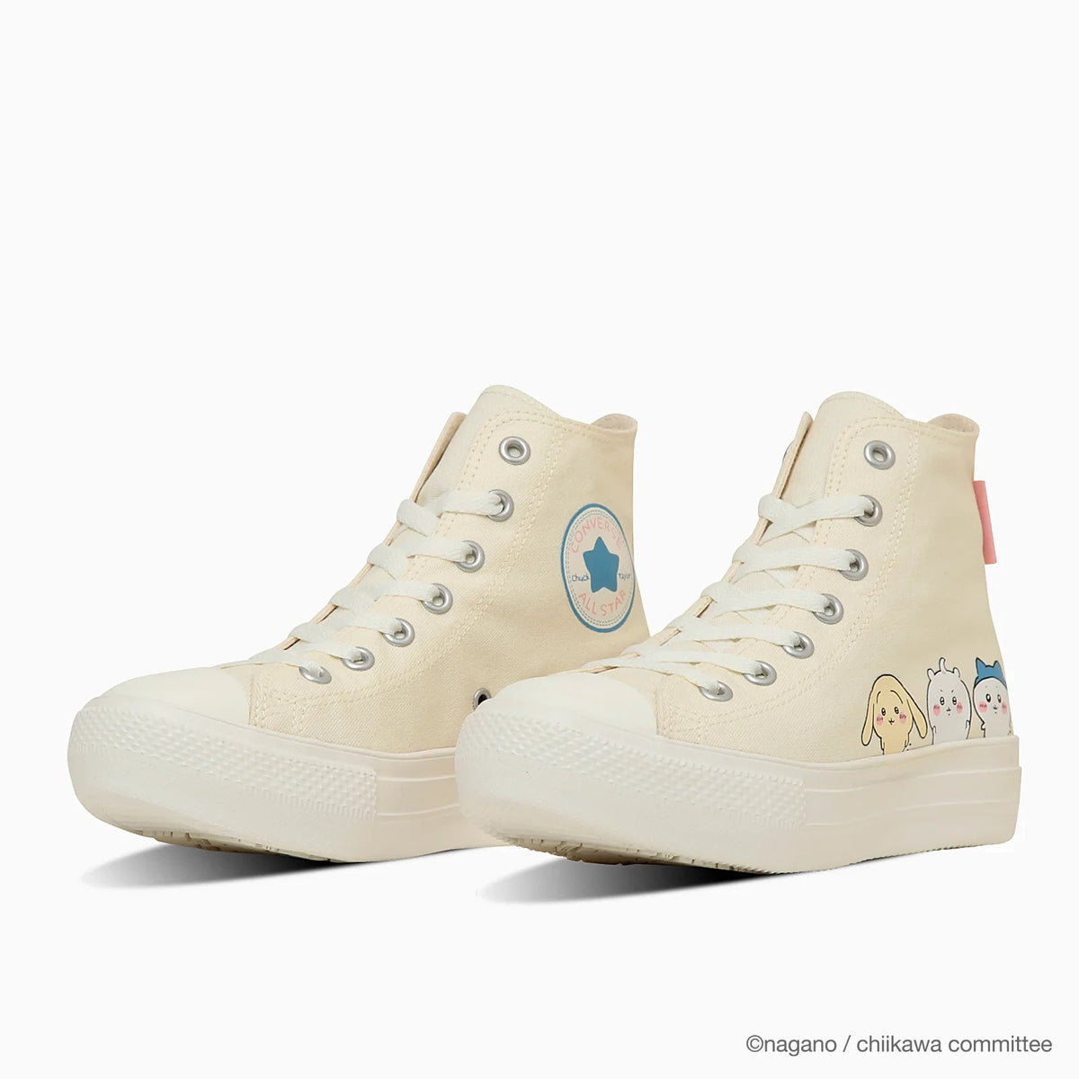 31315240 Chiikawa à Converse All Star Light PLTS PT Hi Cream (Women's)