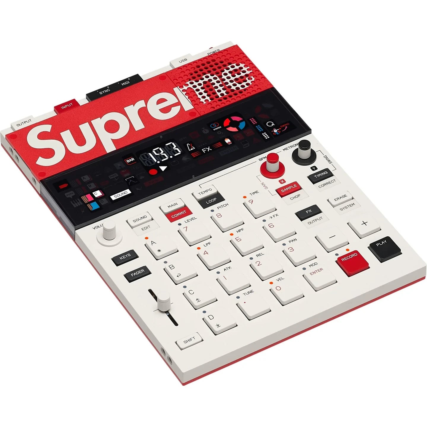Supreme x teenage engineering EPâ133 K.O. II White