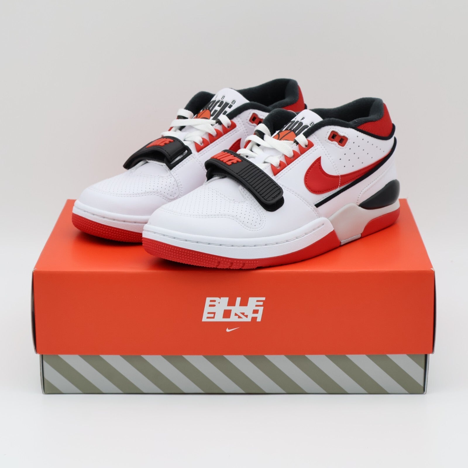 DZ6763-101 Billie Eilish à Nike Air Alpha Force 88 Fire Red and White