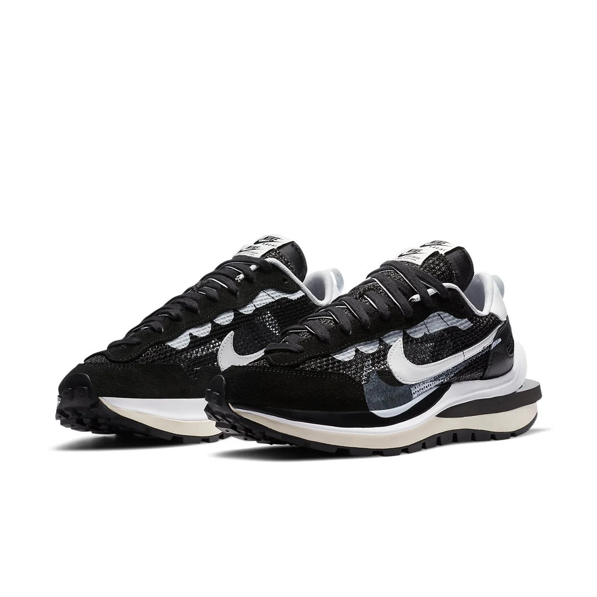 CV1363-001 sacai à Nike Vapor Waffle "Black and White" (Men's)