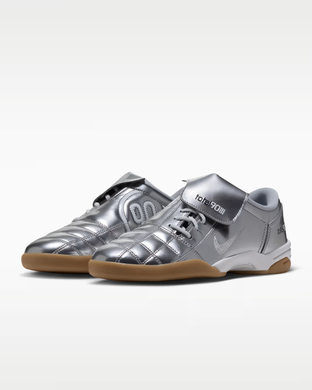 IV3187-002 Nike Total 90 3 Chrome "Metallic Silver/Flat Silver" (Women's)