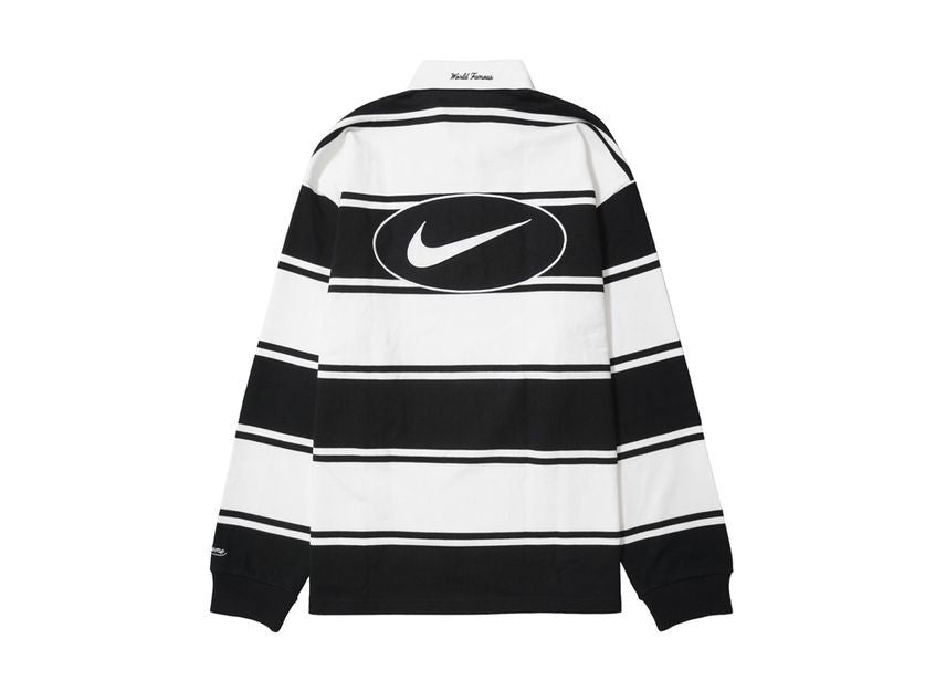 Supreme Nike Stripe Rugby Black