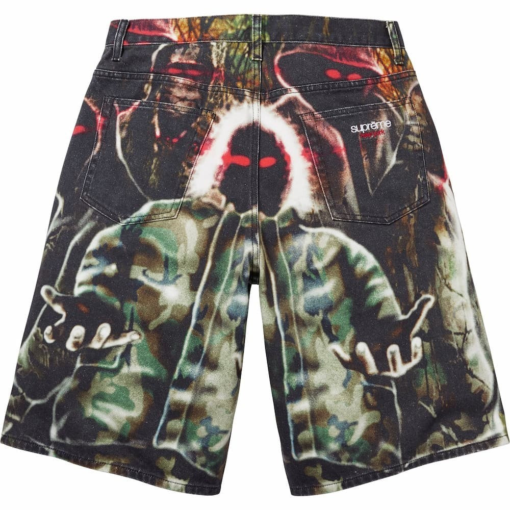 Supreme Shadows Baggy Denim Short Multicolor