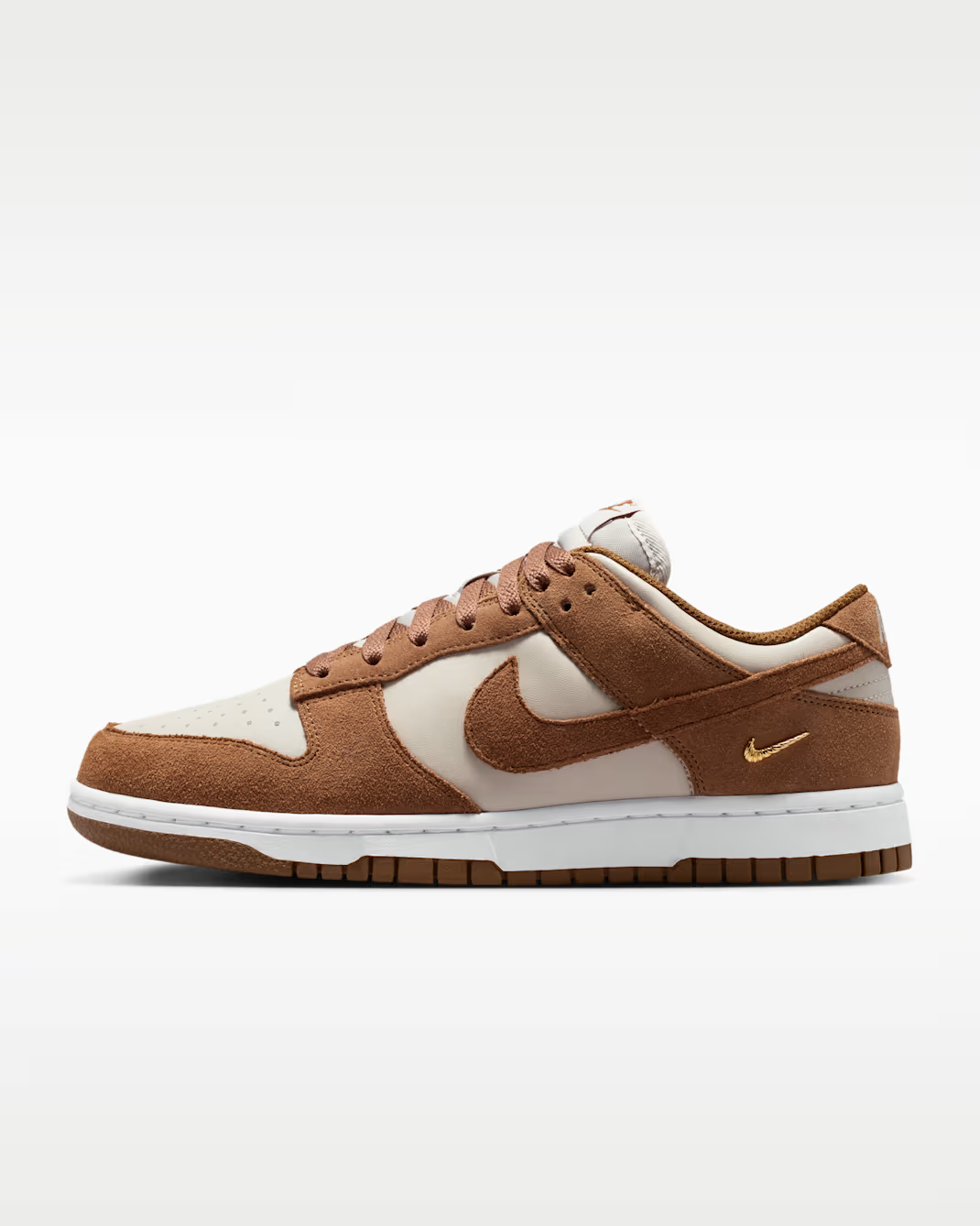 IO4244-200 Nike Dunk Low Suede "Light British Tan/Cream 2" (Women's)