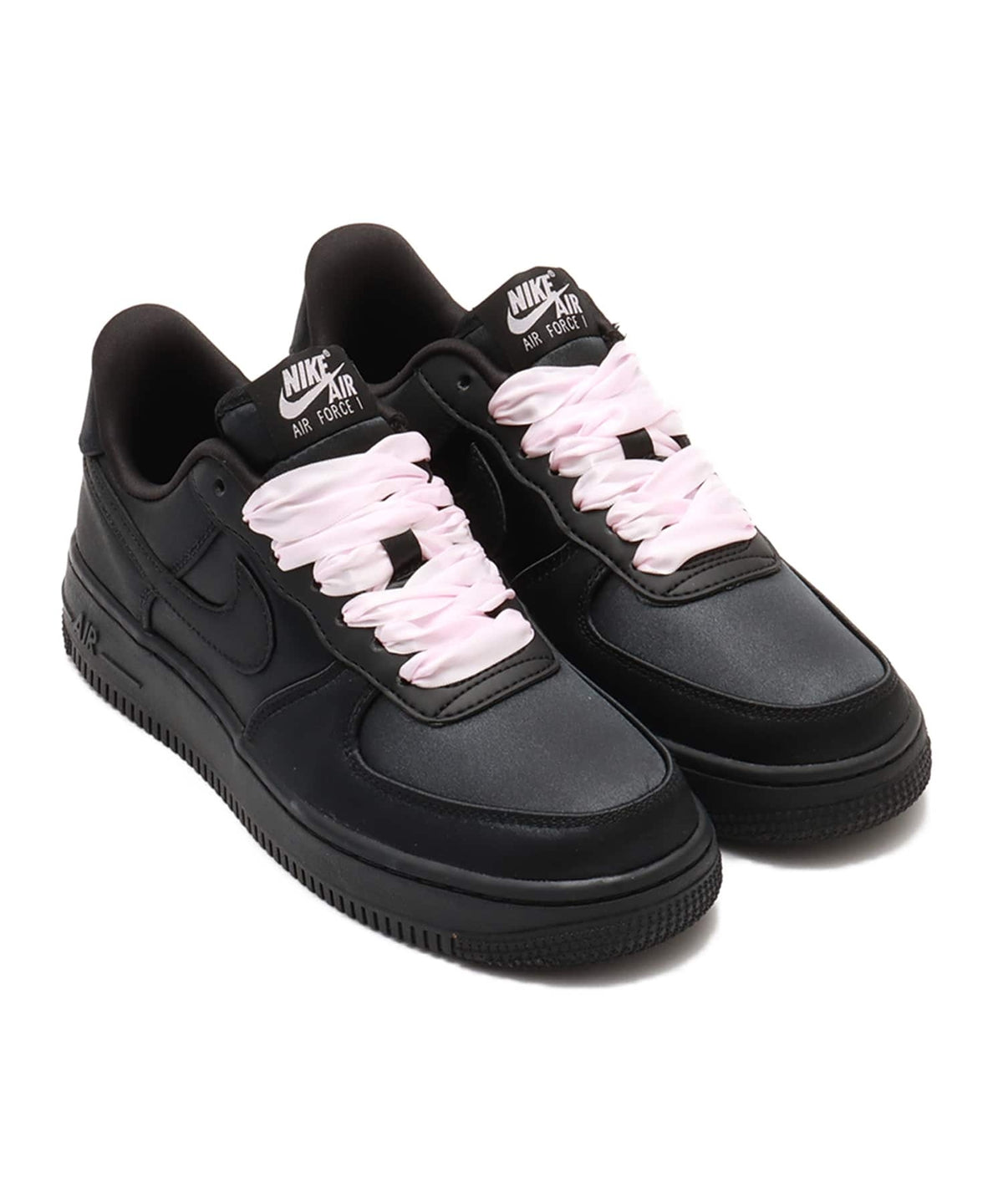 IH2034-010 Nike Air Force 1 Low Black Satin (Women's)