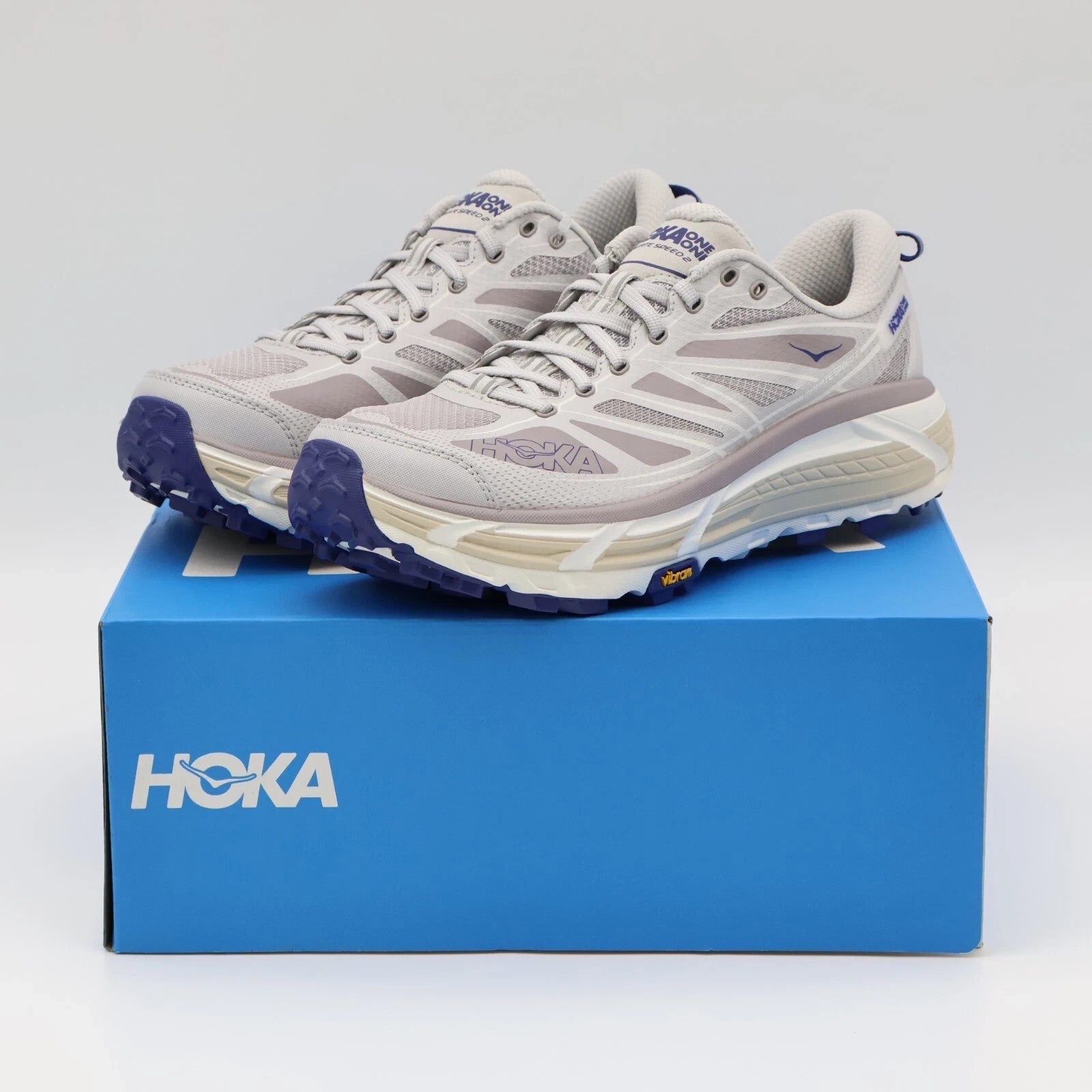 Size 10 - 1126851-OPR Hoka One One HOKA Mafate Speed 2 Oat Milk Vaporous (Men's)