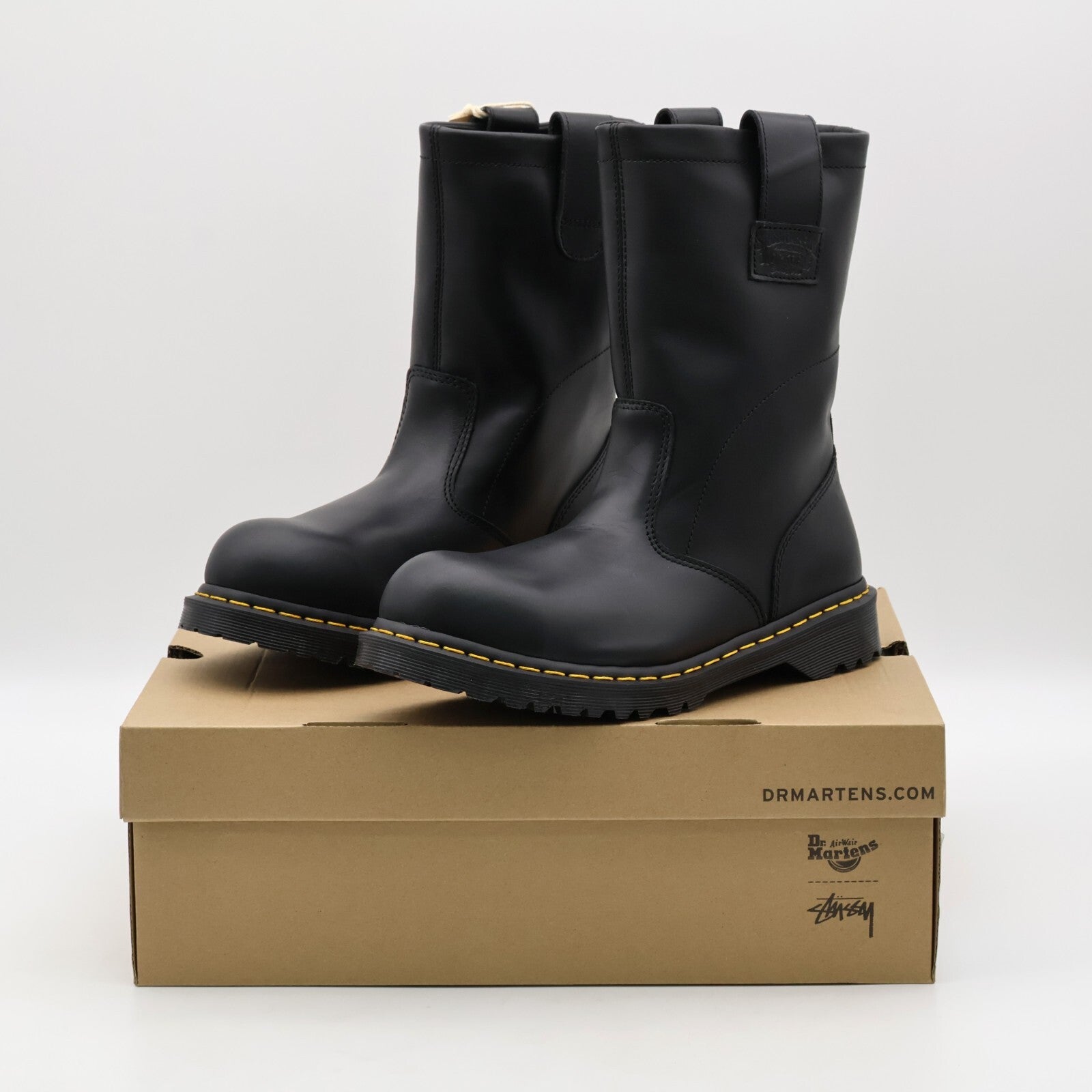 32241001 Stussy à Dr.Martens 2295 Decon Stussy Black Wanama (Men's)