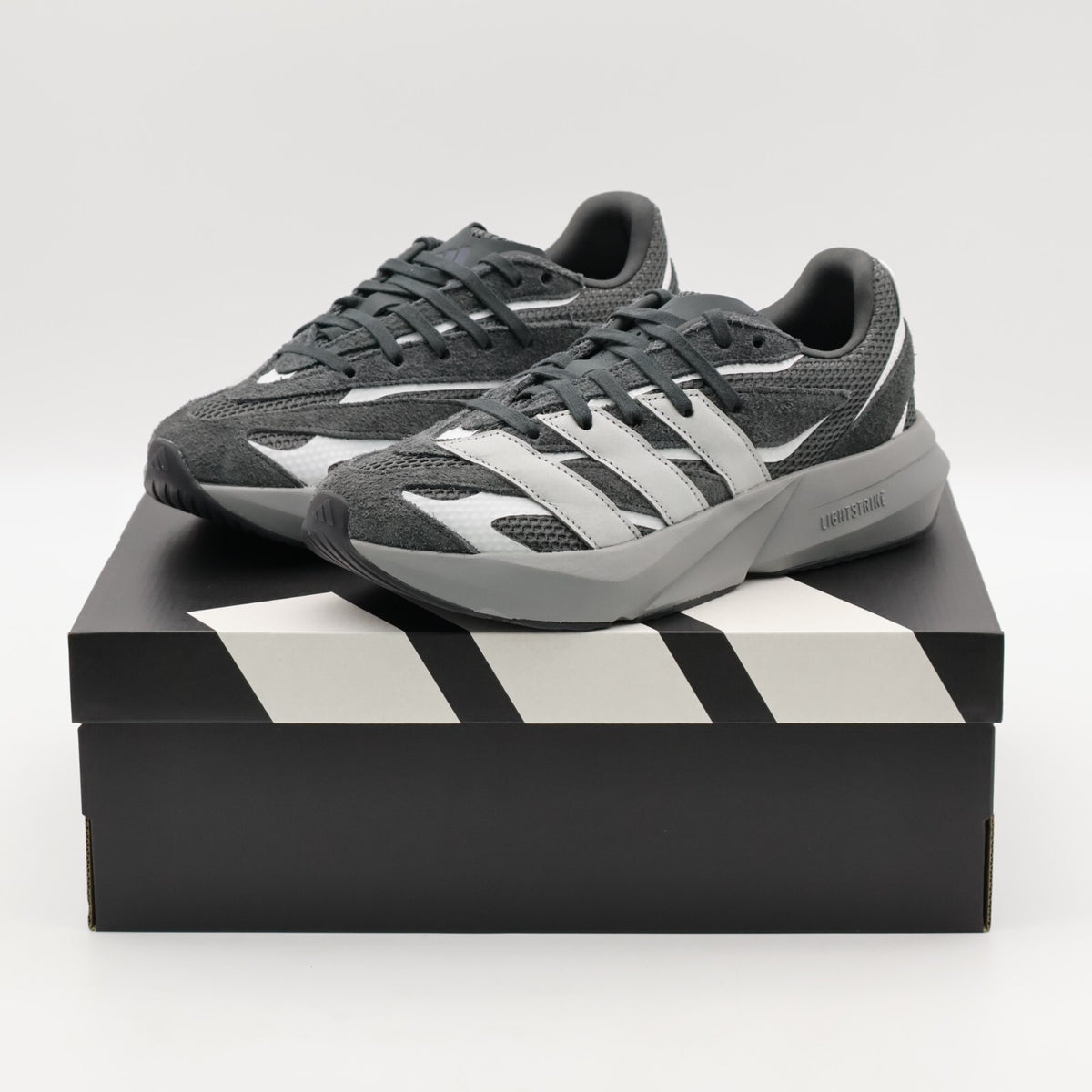 JQ9972 adidas Lightblaze Carbon Grey Two Crystal White (Men's)