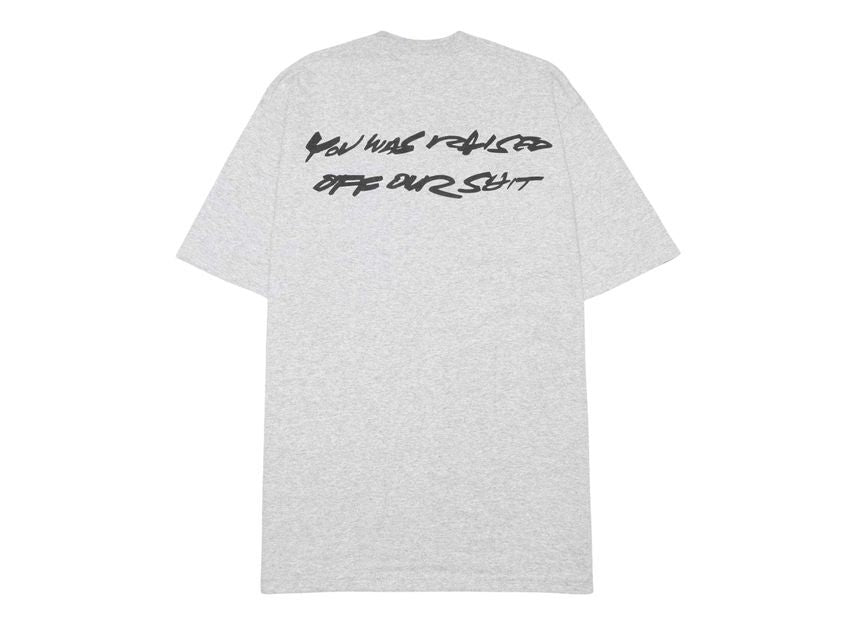 Supreme Futura Box Logo Tee Grey